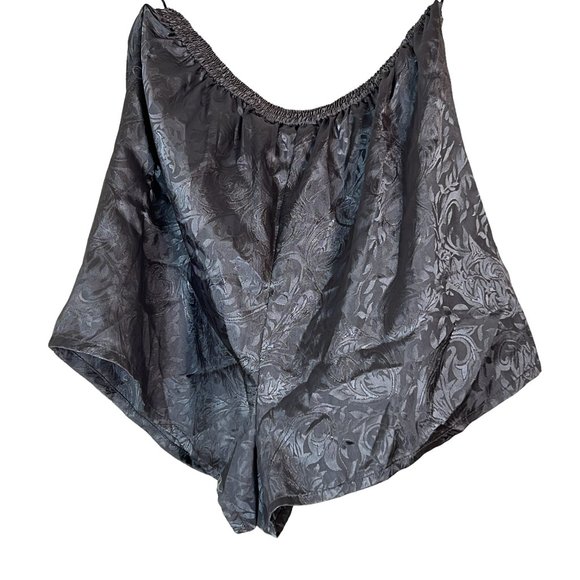 Partners Mervyns Gray Silky Pajama Shorts, Size: Medium - Picture 2 of 4